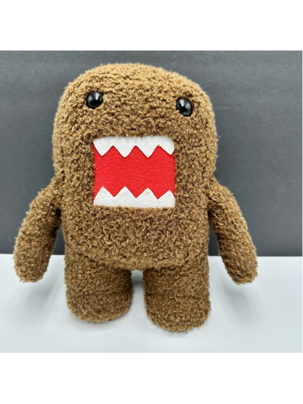 Domo kun NHK Mascot Plush 10" Sekiguchi Stuffed Toy Doll Japan (1998-2011) Read